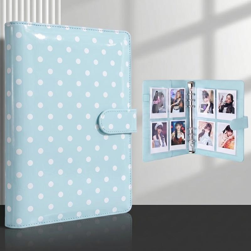 A5 Polka Dot 6 Ring Card Colle - Notebook Dotted A5 评论和价格