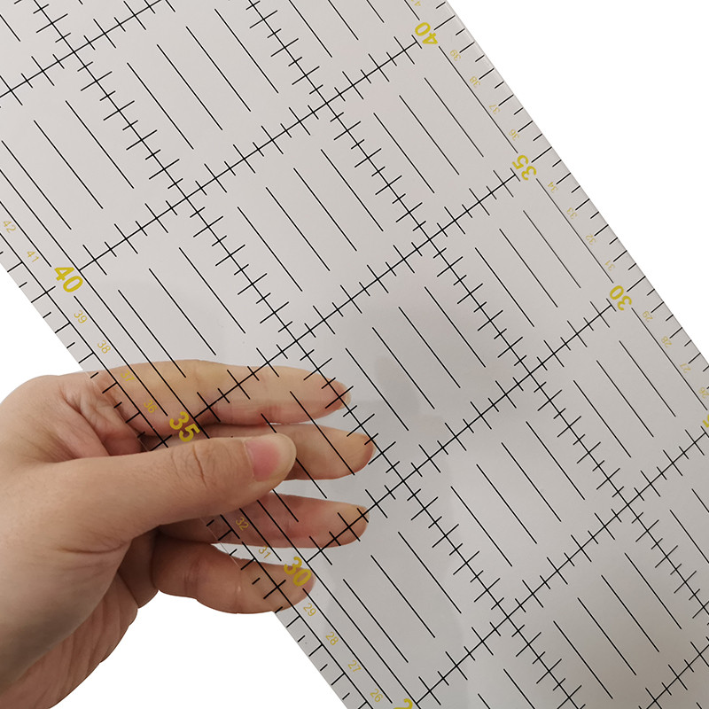1 Pcs 60x15x0.3cm Acrylic Patc - Ruler Set Transparent 评论和价格