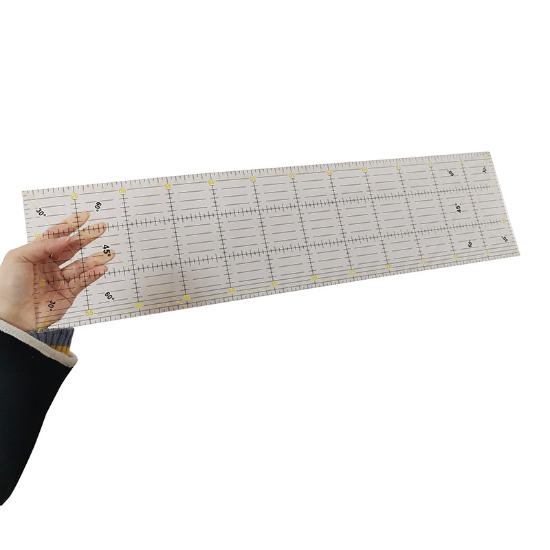 1 Pcs 60x15x0.3cm Acrylic Patc - Ruler Set Transparent 评论和价格