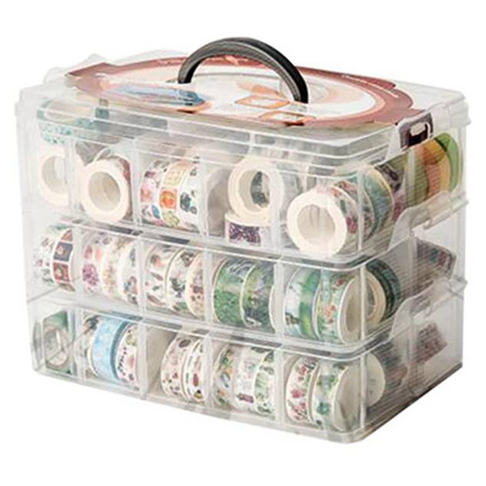 Clear 3 Layers 30 Grids Washi  - Washi Tape Set 评论和价格