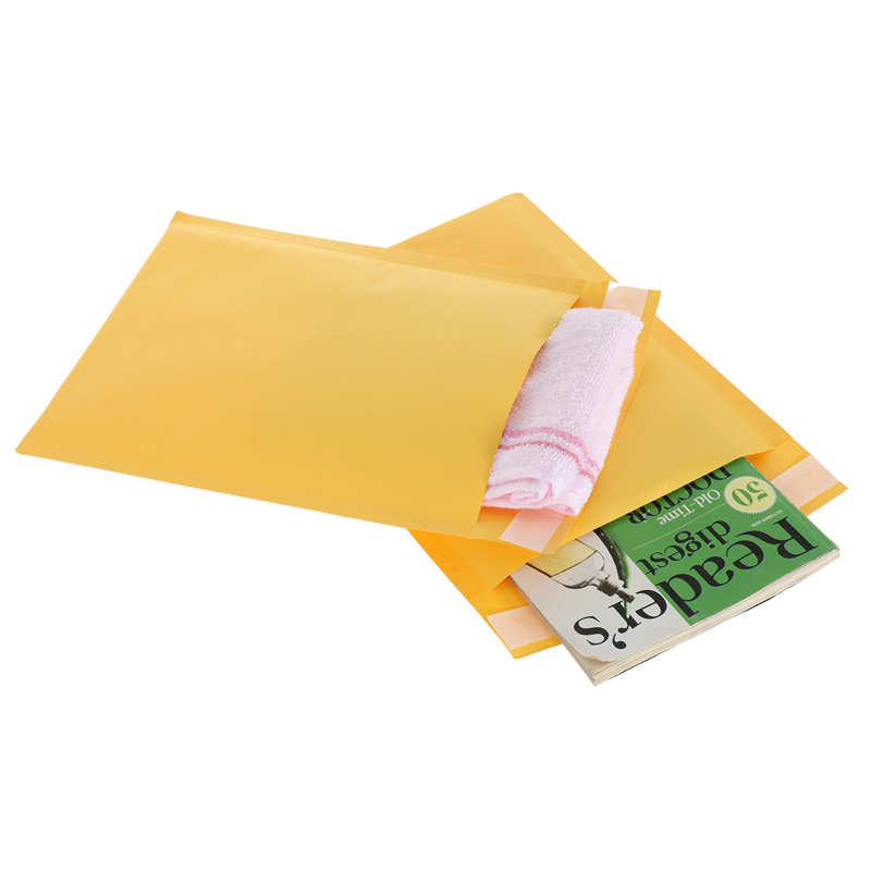 50PCS Kraft Paper Bubble Maile - Letter Envelope Kraft 评论和价格