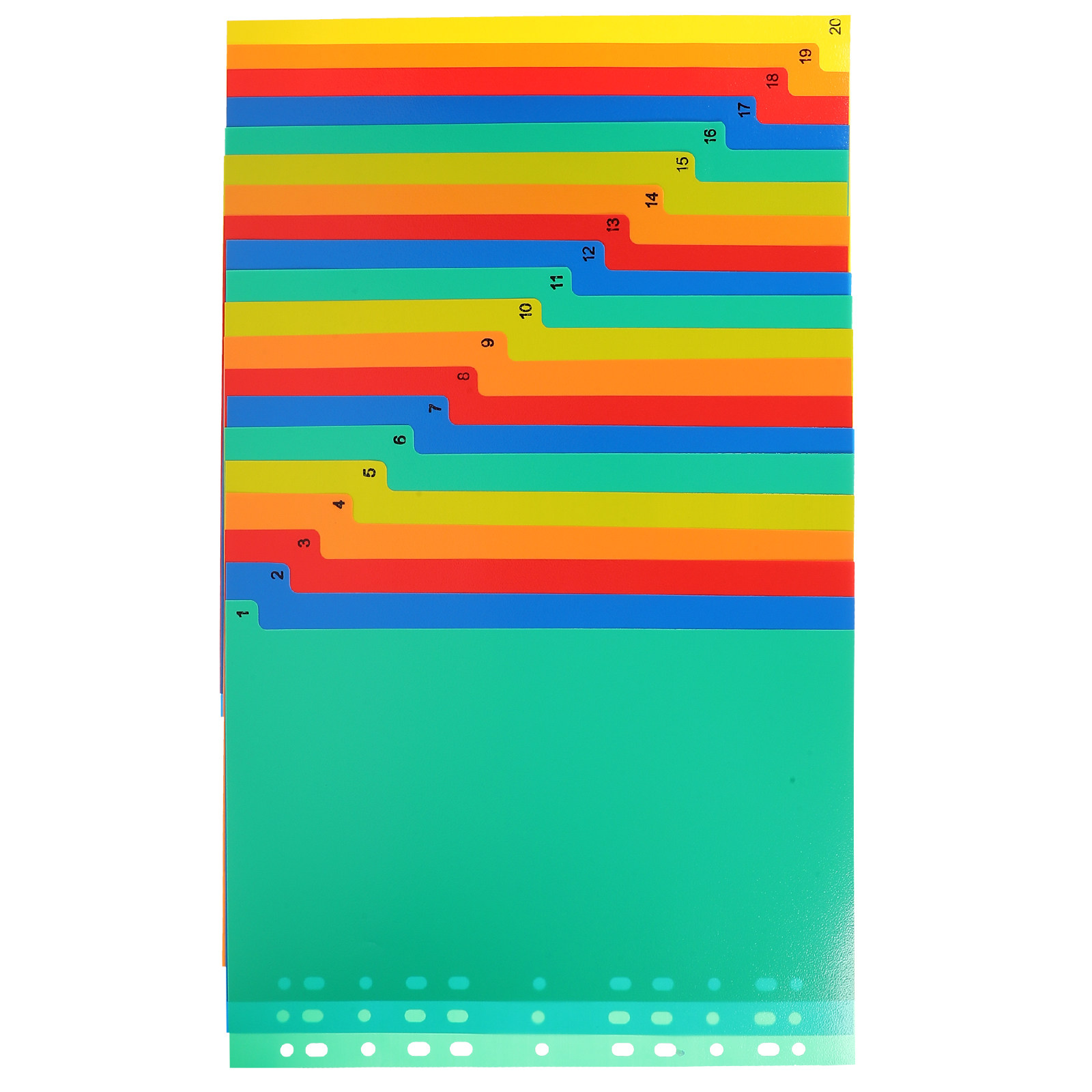 20Pcs Notebook Dividers Colorf - Index Tab Divider 评论和价格