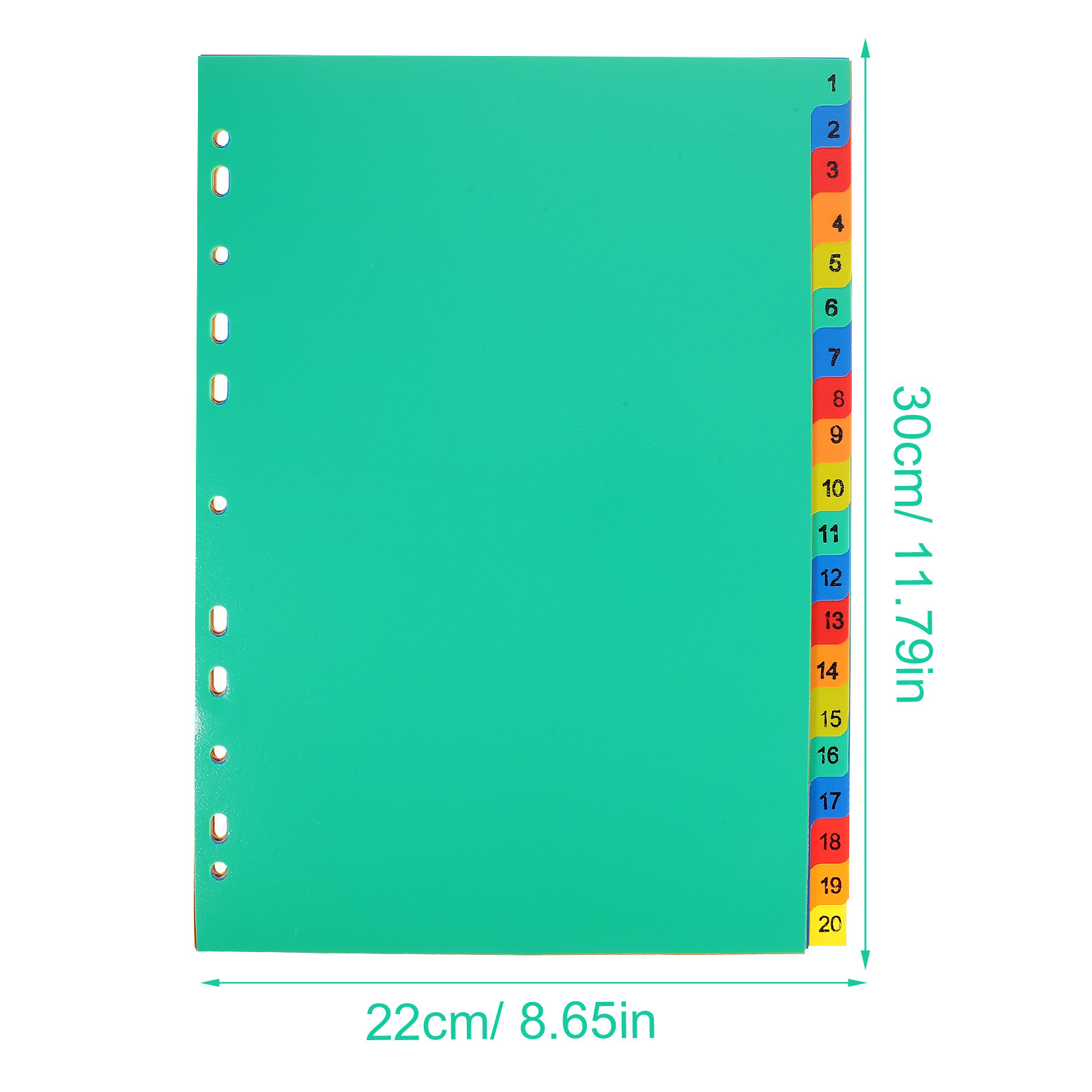 20Pcs Notebook Dividers Colorf - Index Tab Divider 评论和价格