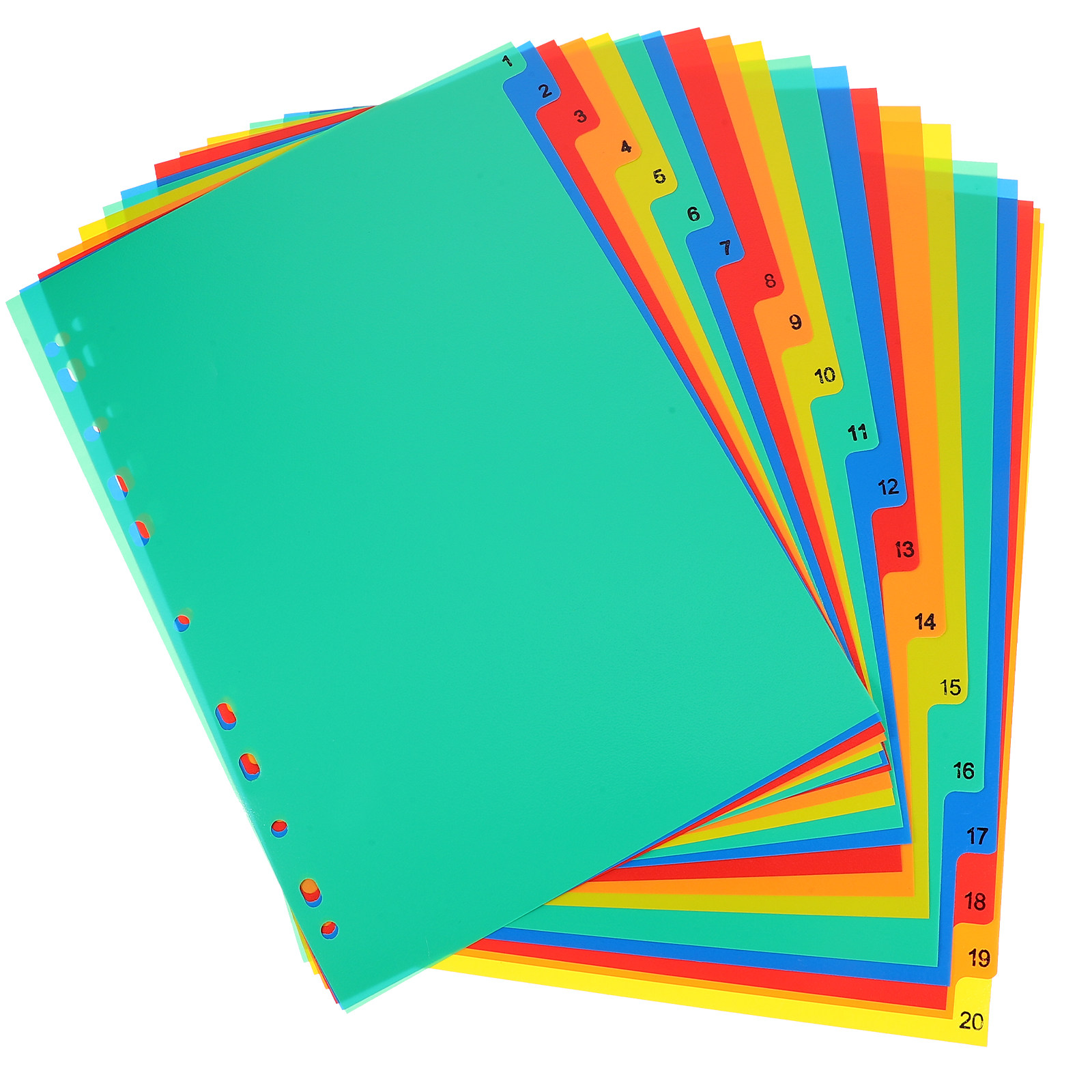 20Pcs Notebook Dividers Colorf - Index Tab Divider 评论和价格