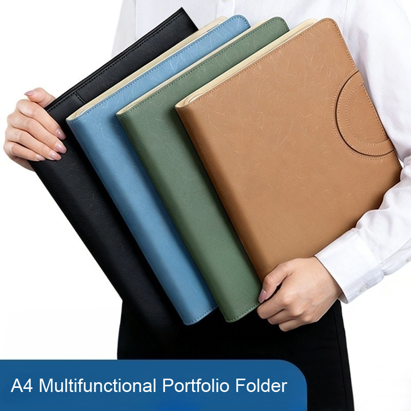 Multifunctional A4 PU Leather  - Binder Clip Assorted 评论和价格
