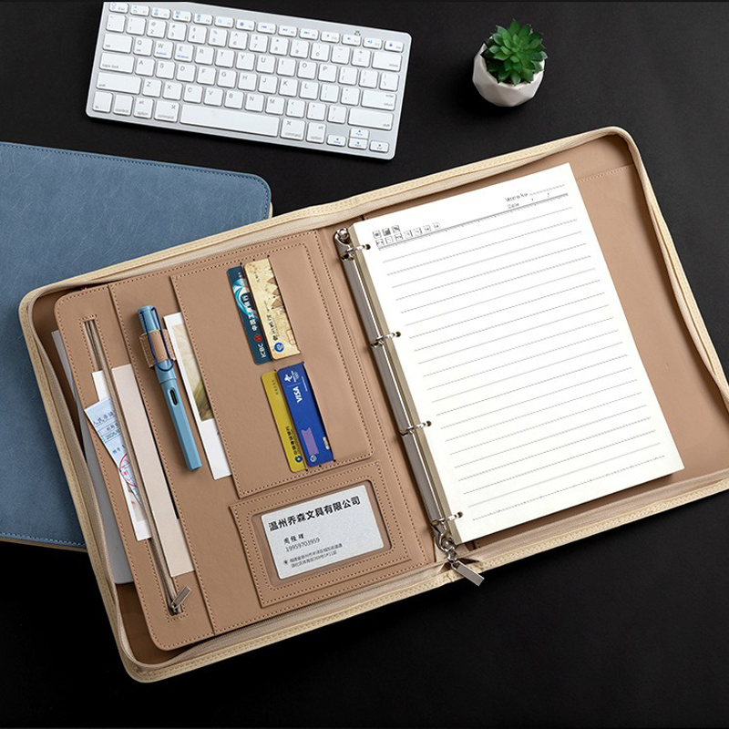 Multifunctional A4 PU Leather  - Binder Clip Assorted 评论和价格