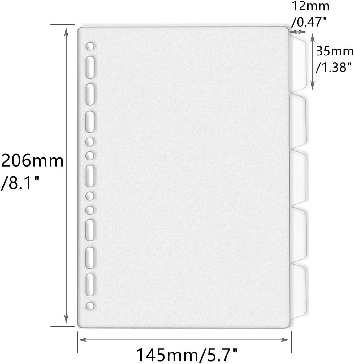 A4 A5 B5 Binder Dividers Gener - Index Tab Divider 评论和价格