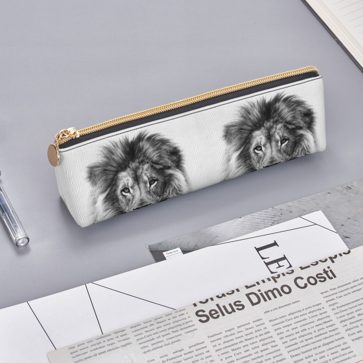Lion Pencil Case for Kids Scho - Lion Stationery & Office Supply(Kunshan)Co.Ltd 评论和价格