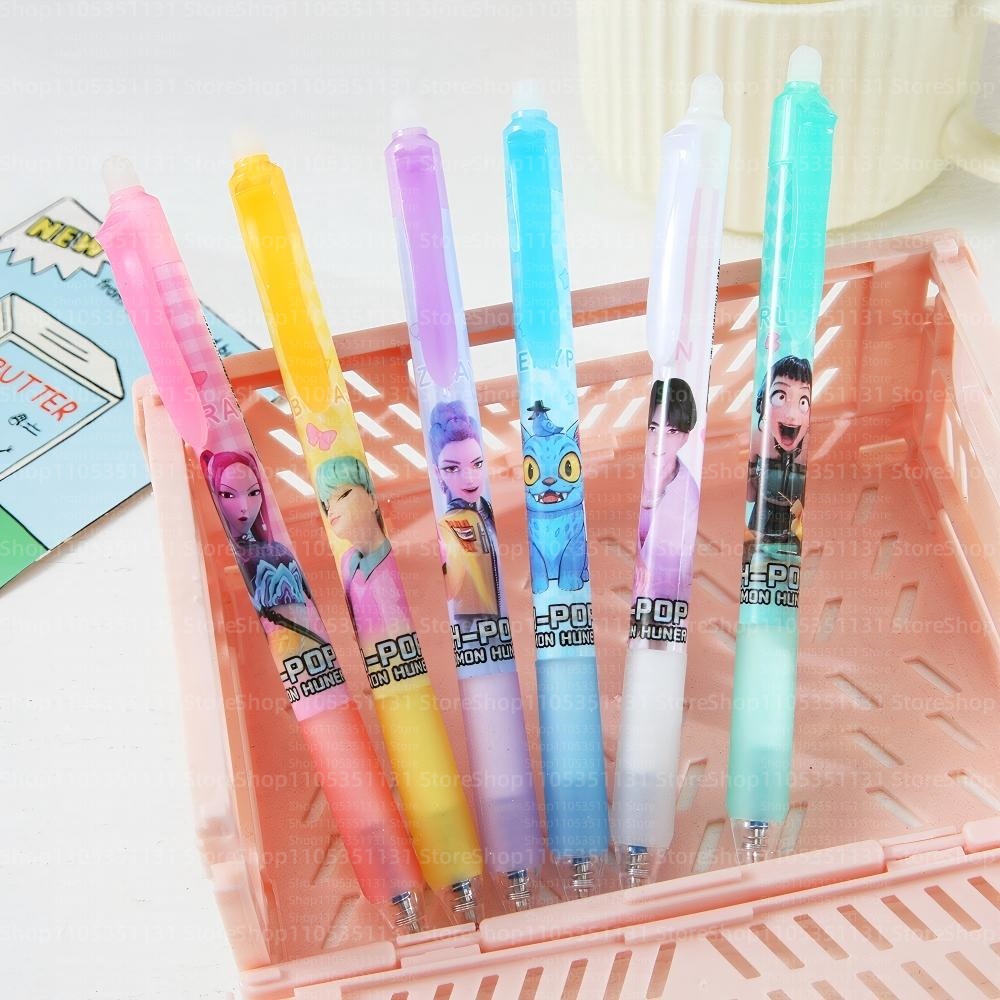Anime Girl Group Erasable Pens - Gel Ink Pen Set 评论和价格