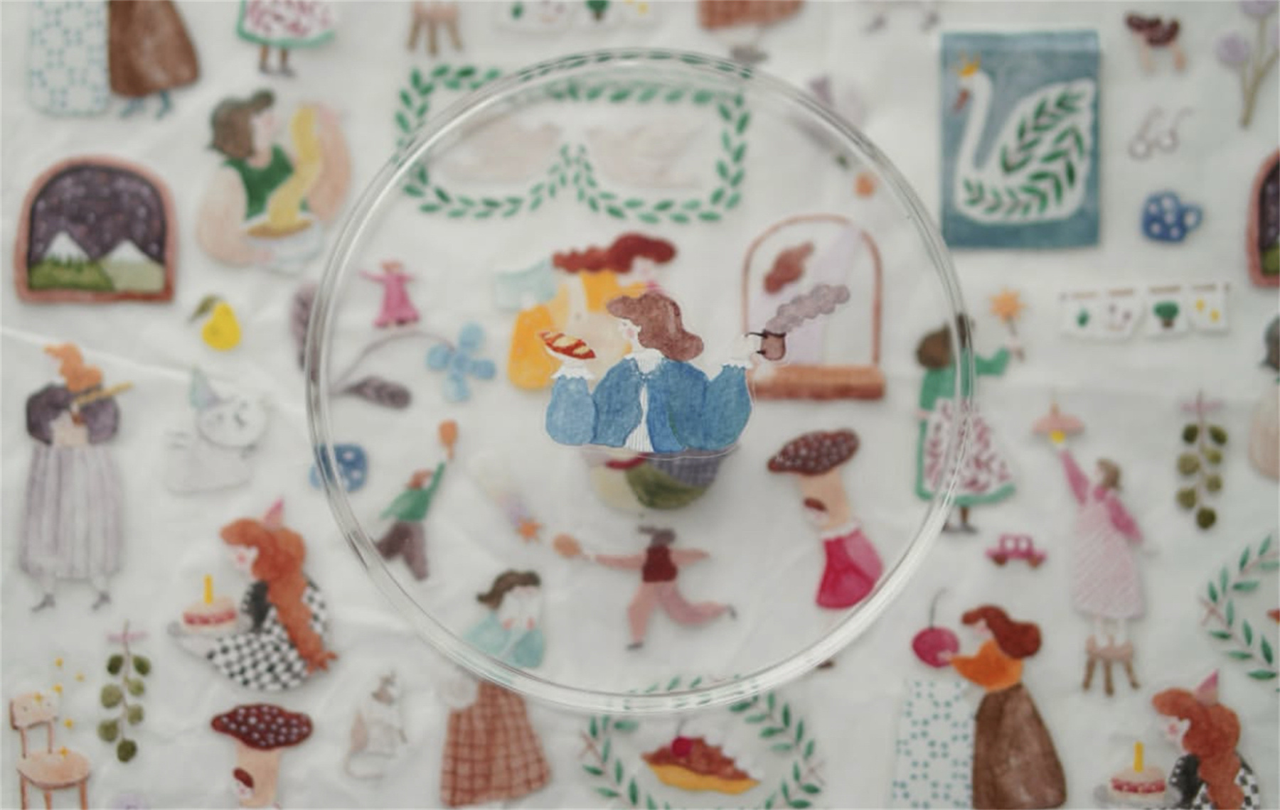 1 Loop Ivy Snow Vintage A Love - Washi Tape Set 评论和价格