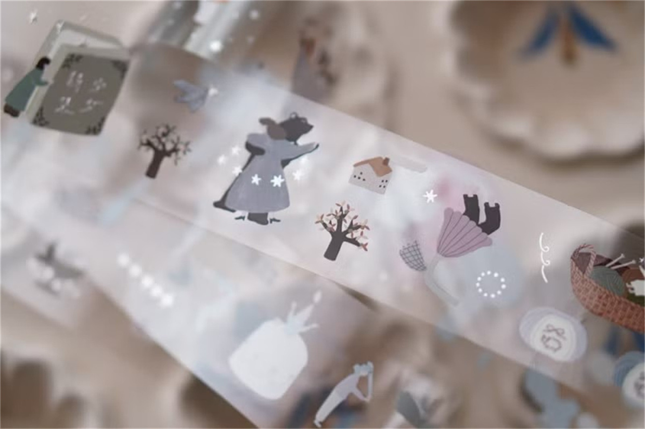 1 Loop Ivy Snow Vintage A Love - Washi Tape Set 评论和价格