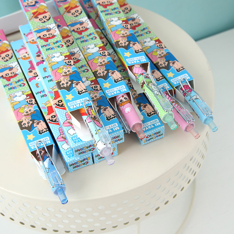 6Pcs Cartoon Crayon Shin-Chan  - Supply Of Office Stationery 评论和价格