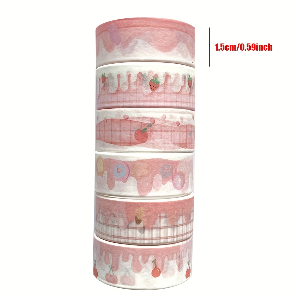 6roll/set Random Color Landsca - Washi Tape Set 评论和价格