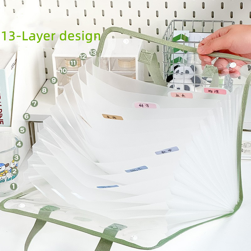 13-Layer A4 File Folder Storag - Supply Of Office Stationery 评论和价格