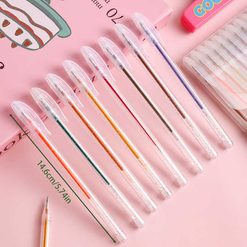 8/12/18-Piece Special Glitter  - Gel Ink Pen Set 评论和价格