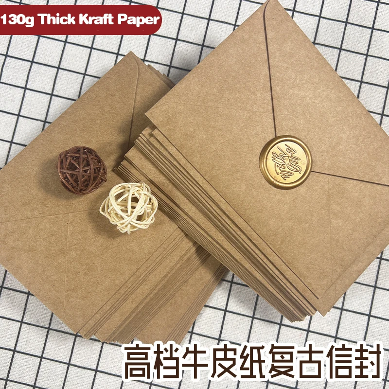 50pcs Kraft Brown Paper Envelo - Letter Envelope Kraft 评论和价格