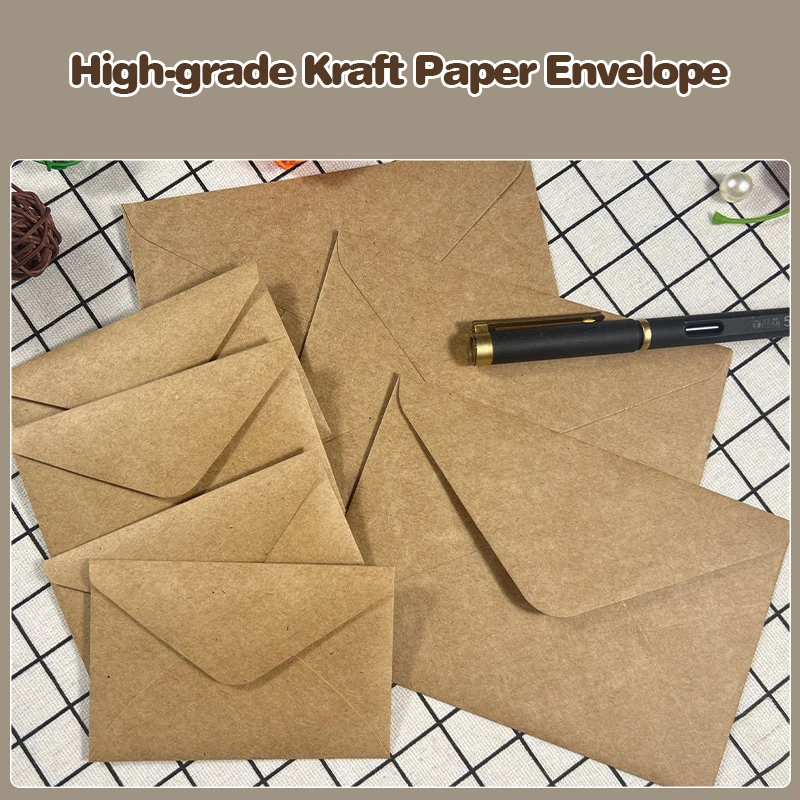 50pcs Kraft Brown Paper Envelo - Letter Envelope Kraft 评论和价格